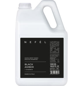 nefel black amber hair and body wash tanicaml.