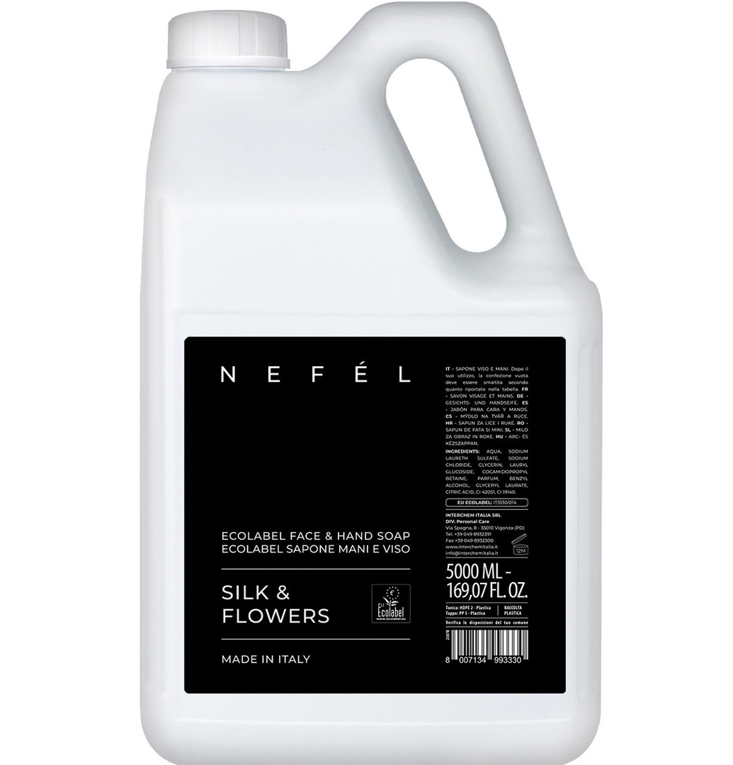 Milo za obraz in roke Nefel - SILK in FLOWERS EcoLabel 5L