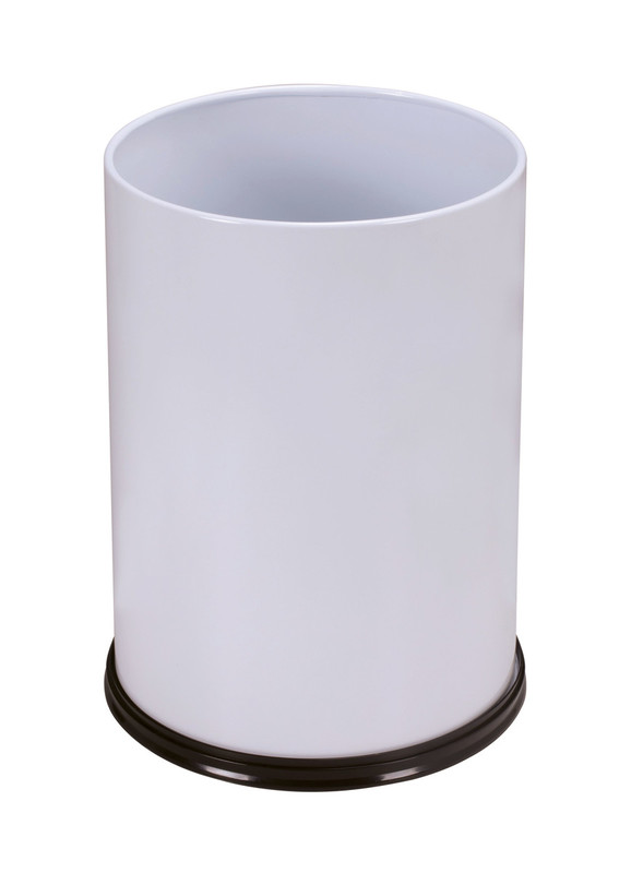 Pisarniški kovinski koš GETSI 12 L, BEL kosi-za-smeti/103030