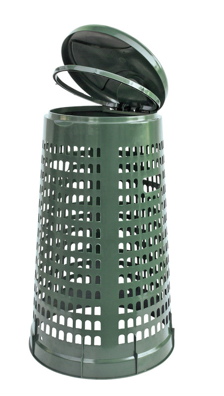 Koš za smeti z držalom za vreče TRESPY ZELEN 110 L kosi-za-smeti/720503_open