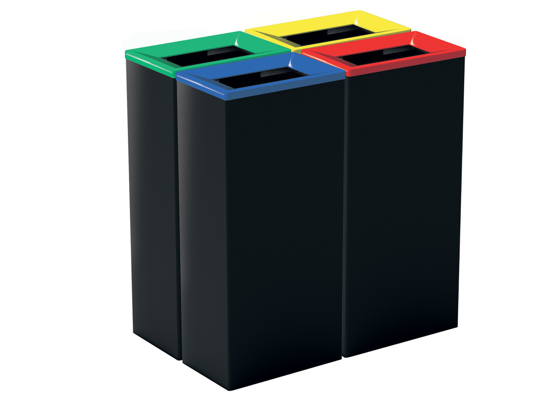 Koš za ločevanje odpadkov ČRN BOB, 60 L kosi-za-smeti/Bob60-isola_1