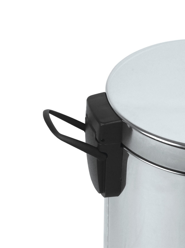 Koš pedalka 20L NEW BIN BASIC, poliran kosi-za-smeti/NBB_maniglia_aperta_INOX
