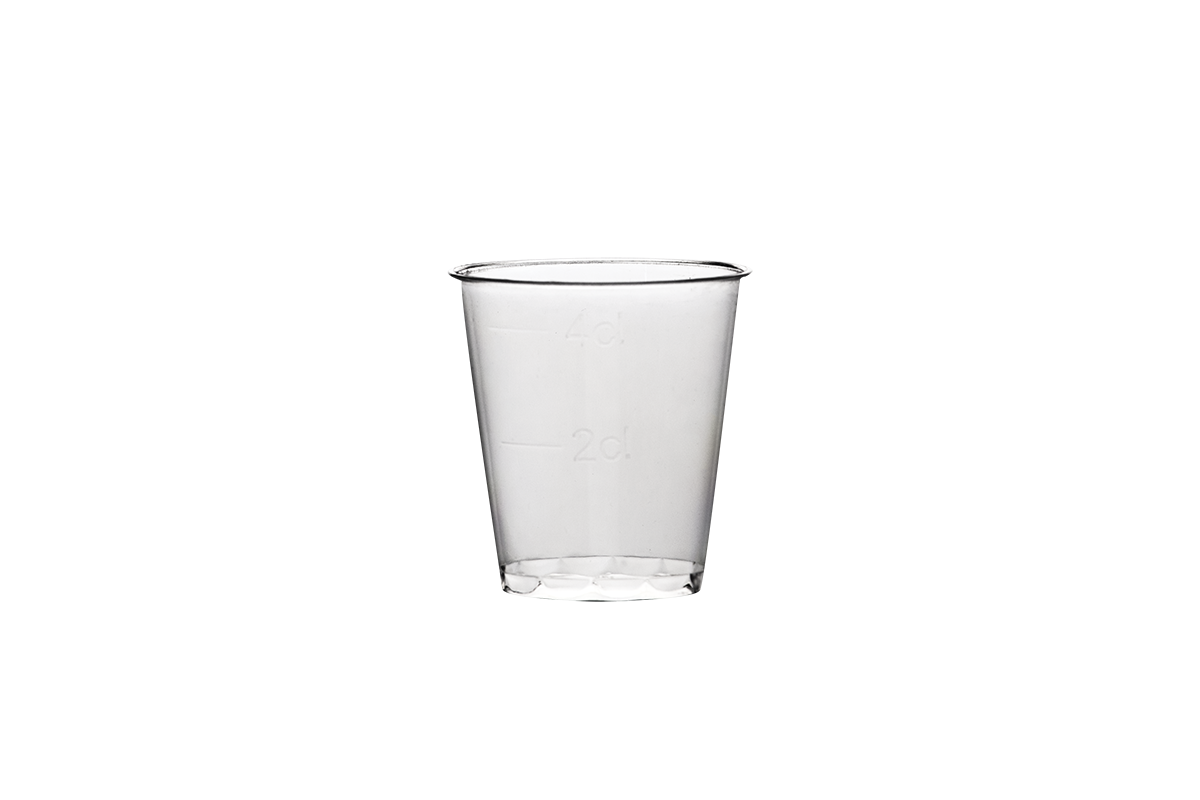 Kozarec MINI prozorni PS - INT. Vol: 60 mL (100/1)