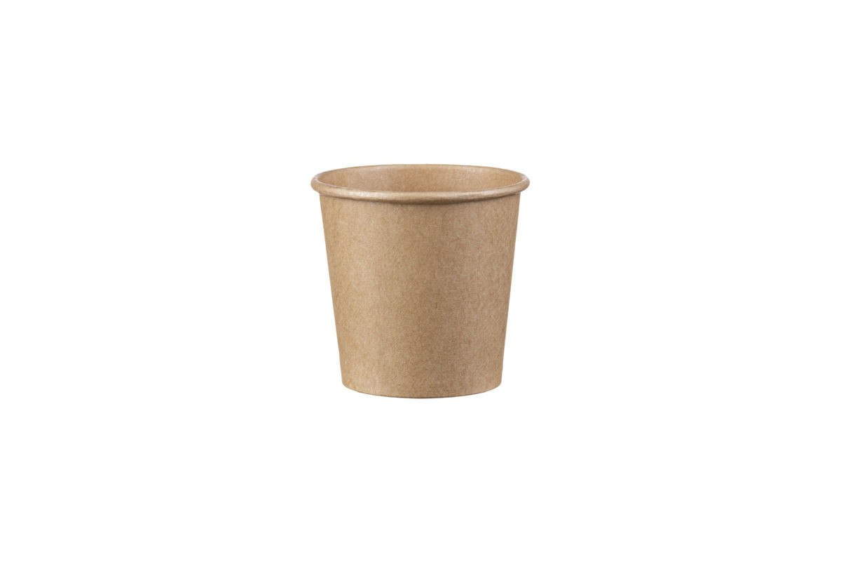 Kozarec Take Away papirnat 4OZ RJAV 120 mL INT. (50/1)