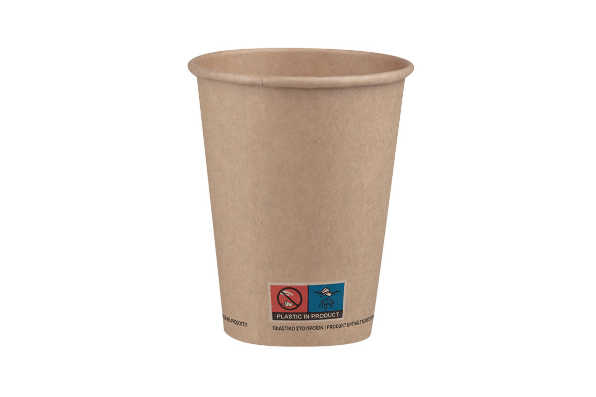 Kozarec Take Away papirnat 12OZ RJAV 350 mL INT. (50/1)