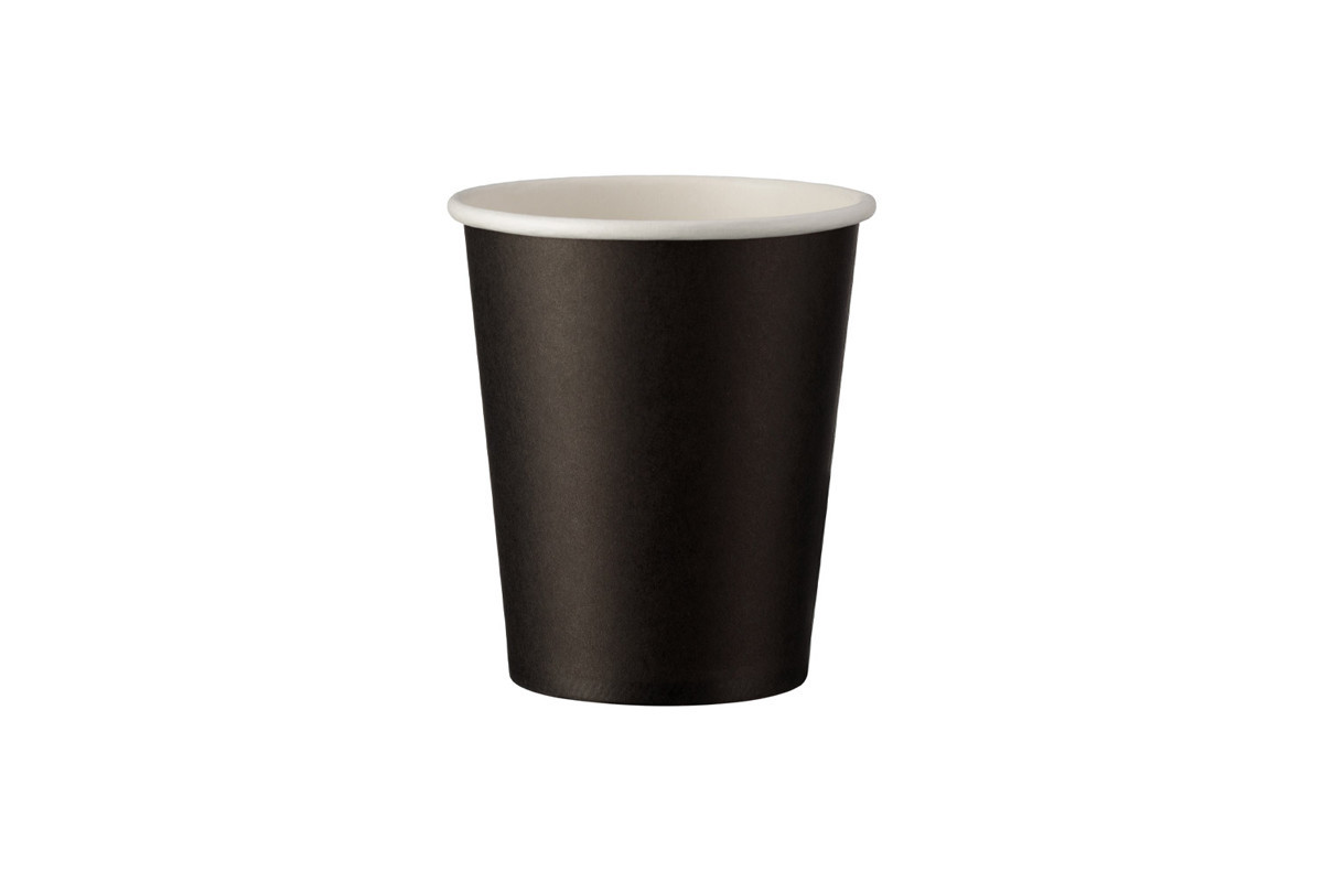Kozarec Take Away papirnat 8OZ ČRN 240 mL INT. (50/1)