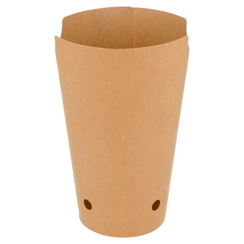 Kartonast lonček KRAFT za pomfri 480 mL - 8,5 x 14 cm (50/1) ladjice/350.01-IMG-01
