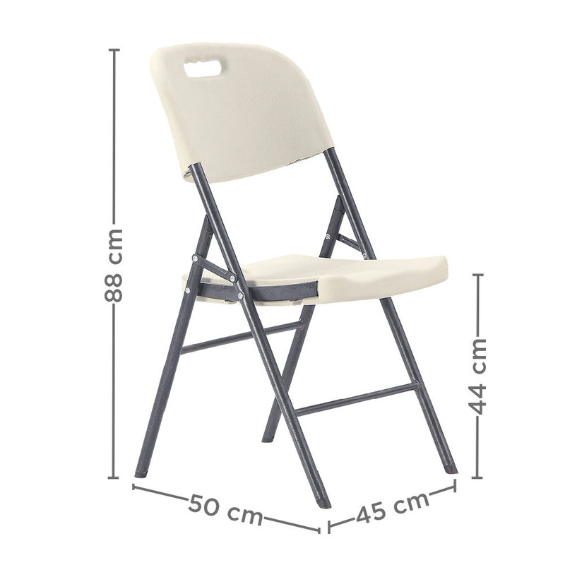 Zložljiv stol SUPRA-TEK BEL PP, 50 x 45 x 88 cm (4 kosi) mize-in-stoli/208.23-IMG-SCHEMA