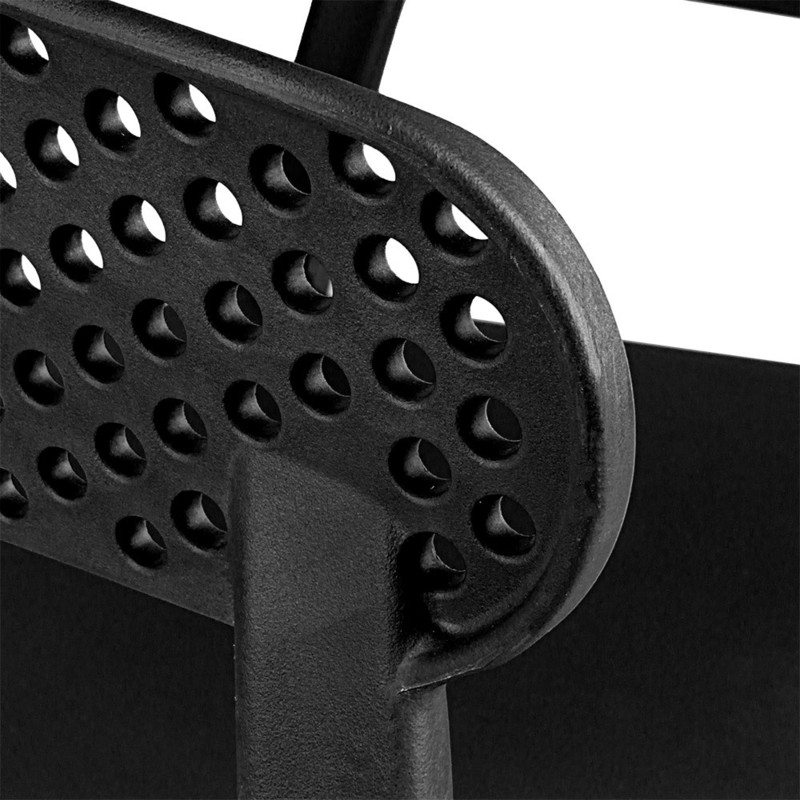 Vrtni stol SUPRA-TEK oval ČRN PP, 51 x 49 x 73 cm (4 kosi) mize-in-stoli/270.55-IMG-04