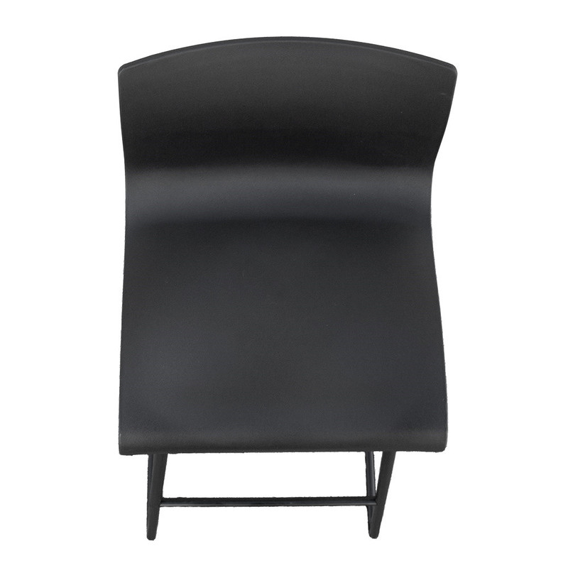 Barski stol z naslonom SUPRA-TEK ČRN PP, 45 x 54,5 x 100 cm (2 kosa) mize-in-stoli/278.88-IMG-03