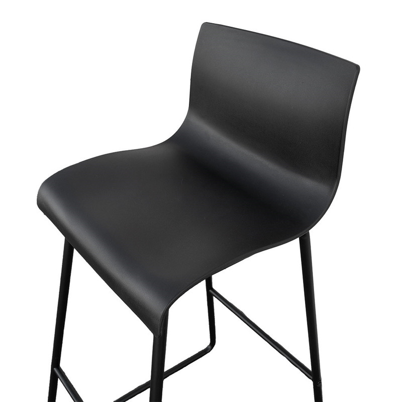 Barski stol z naslonom SUPRA-TEK ČRN PP, 45 x 54,5 x 100 cm (2 kosa) mize-in-stoli/278.88-IMG-04