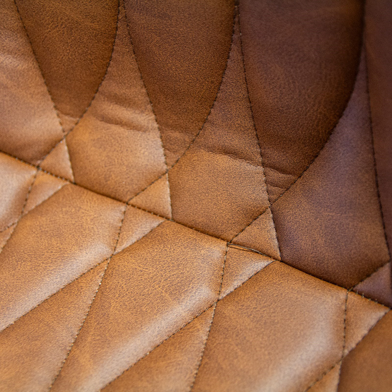 Barski stol z naslonom SUPRA-TEK ČRNO/RJAV PP oblazinjen, 47 x 48 x 90 cm (2 kosa) mize-in-stoli/278.90-IMG-04