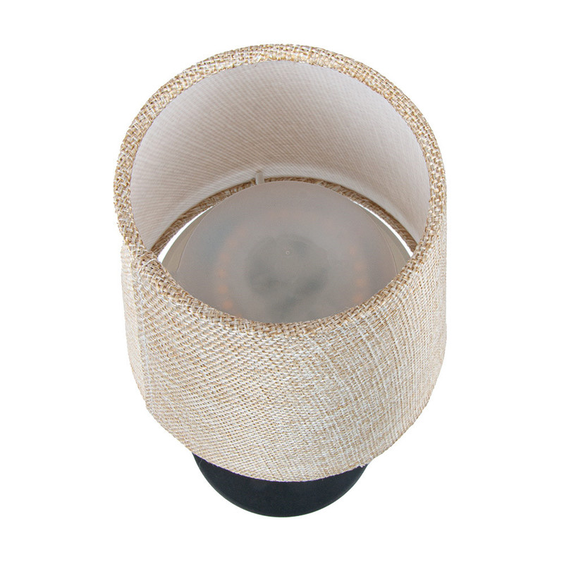 Namizna svetilka brezžična LED 3-stopenjska 12,5 x 33 cm BEŽ črna/kov namizne-lucke/266.12-IMG-03