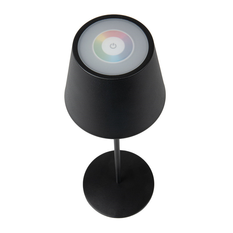 Namizna svetilka brezžična LED + dimmer 3 st. 12 x 38 cm črna/kov namizne-lucke/266.13-IMG-03