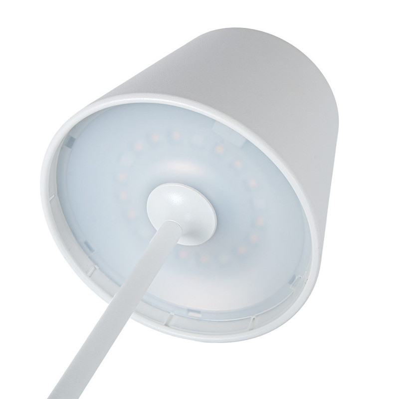 Namizna svetilka brezžična LED + dimmer 3 st. 12 x 38 cm bela/kov namizne-lucke/266.15-IMG-02