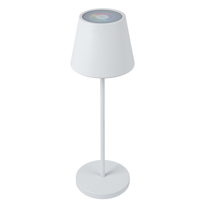 Namizna svetilka brezžična LED + dimmer 3 st. 12 x 38 cm bela/kov namizne-lucke/266.15-IMG-MAIN