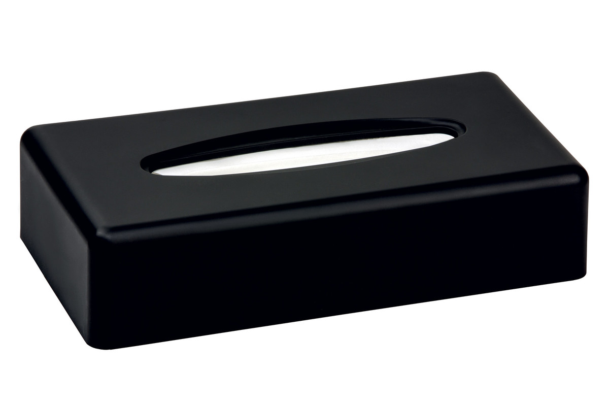 Nosilec papirnatih robčkov črn, samostoječ ali stenski ostala-oprema/130005