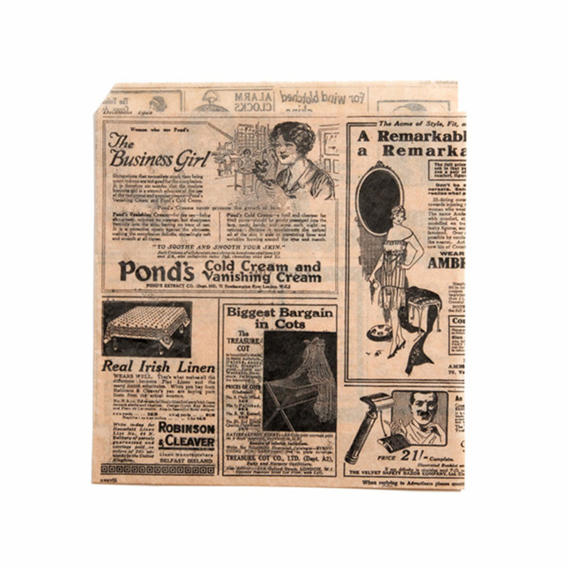 Vrečka burger NEWS KRAFT - 17 x 18 cm (1000/1)