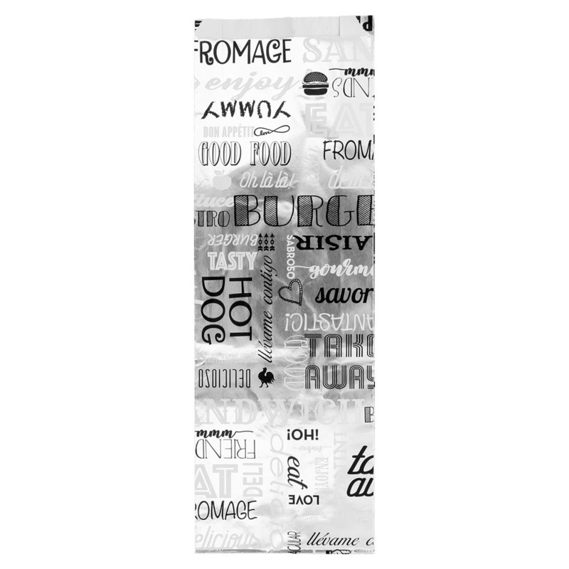 Vrečka za SENDVIČ z ALU ovojem – 12 x 4 x 35 cm (500/1)