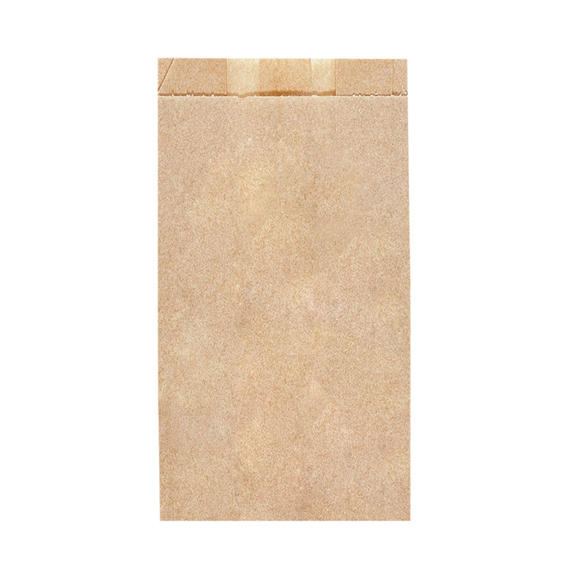 Vrečka za rogljiček kraft NATUR (12 + 5 x 22) (500/1)