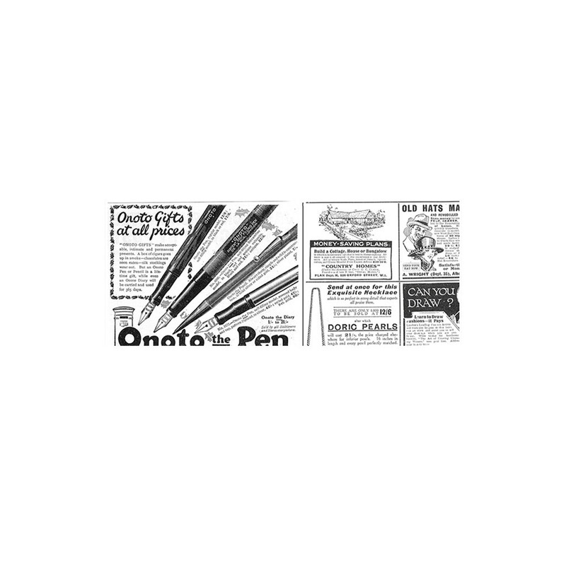 Papir zaščitni za jedi, povoščen ČASOPIS MINI 41 x 15 cm 32g (1000/1)