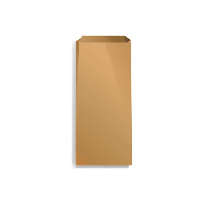 Vrečka papirnata kraft 9 x 21 cm (10kg) povoscen-papir-in-deli-vrecke/Q0921K-kraft-brez-rocaja