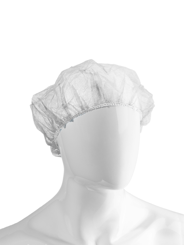 Kapa zaščitna okrogla netkana - Fi: 53 cm rokavice-in-zascitna-oprema/Cuffia-bouffant-bianco