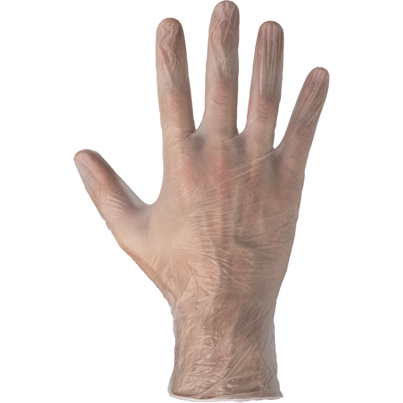 Rokavice vinil brez pudra BELO PROZORNE, Starvinyl (100/1) rokavice-in-zascitna-oprema/Vinyl-dorso