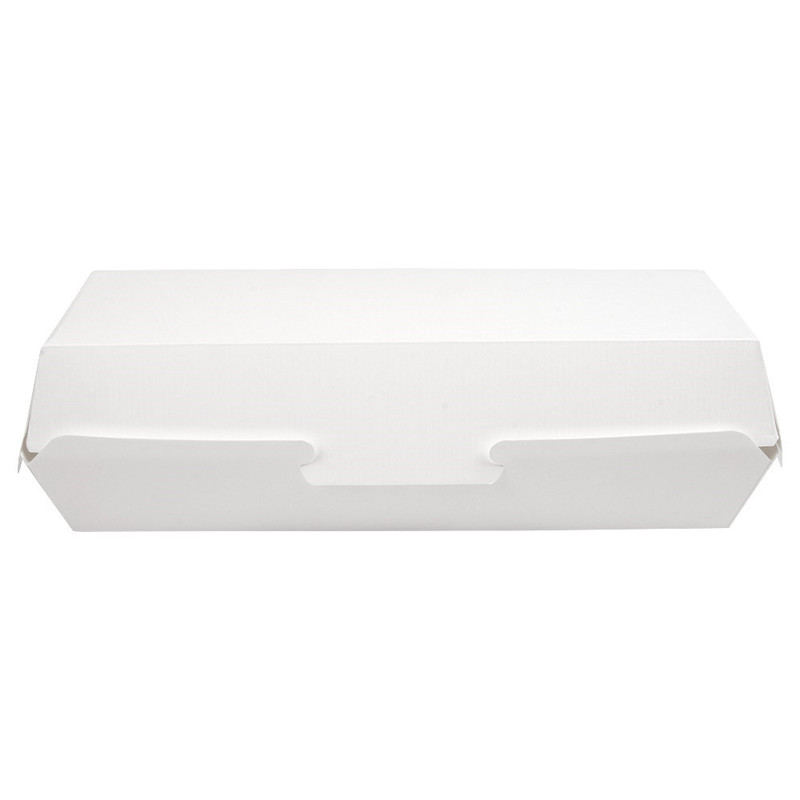 Kartonasta embalaža za HOT-DOG - The Pack - BELA 23,2 x 9 x 6,3 cm (50/1)