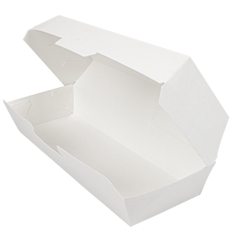 Kartonasta embalaža za HOT-DOG - The Pack - BELA 23,2 x 9 x 6,3 cm (50/1)