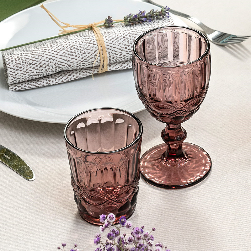 Kozarec za vino na peclju "Waki Glass Vintage" VIJOLIČEN 250 mL (6 kosov) vse-za-bar/263.81.IMG-02