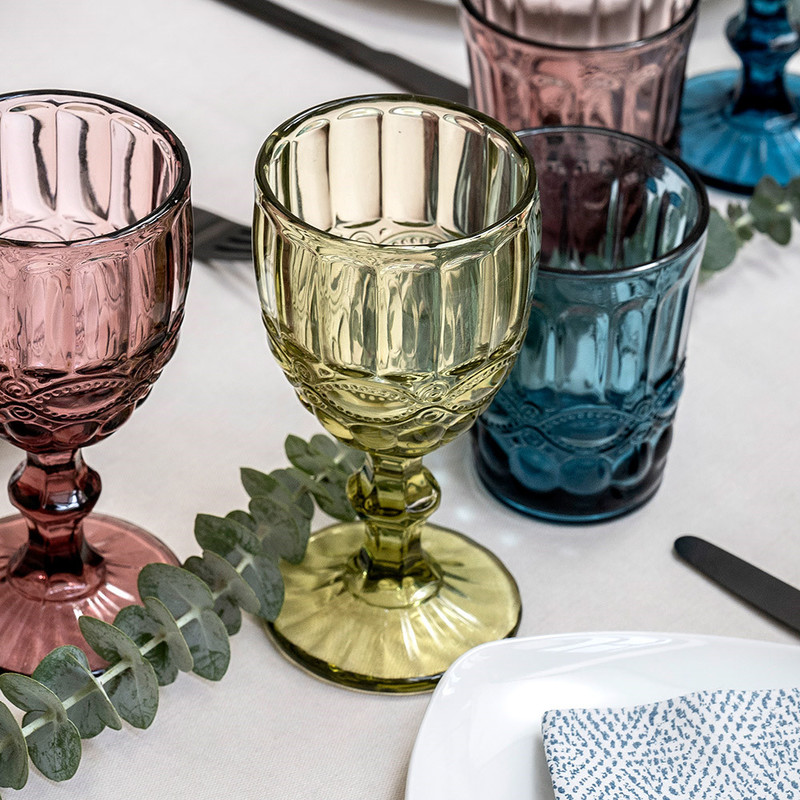 Kozarec za vino na peclju "Waki Glass Vintage" ZELEN 260 mL (6 kosov) vse-za-bar/263.83.IMG-02