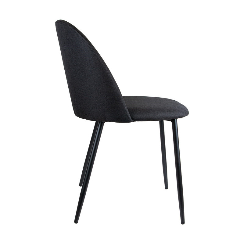 Oblazinjen stol SUPRA-TEK, ČRN  52 x 50 x 78 cm (4 kosi) vse-za-bar/270.66.IMG-01
