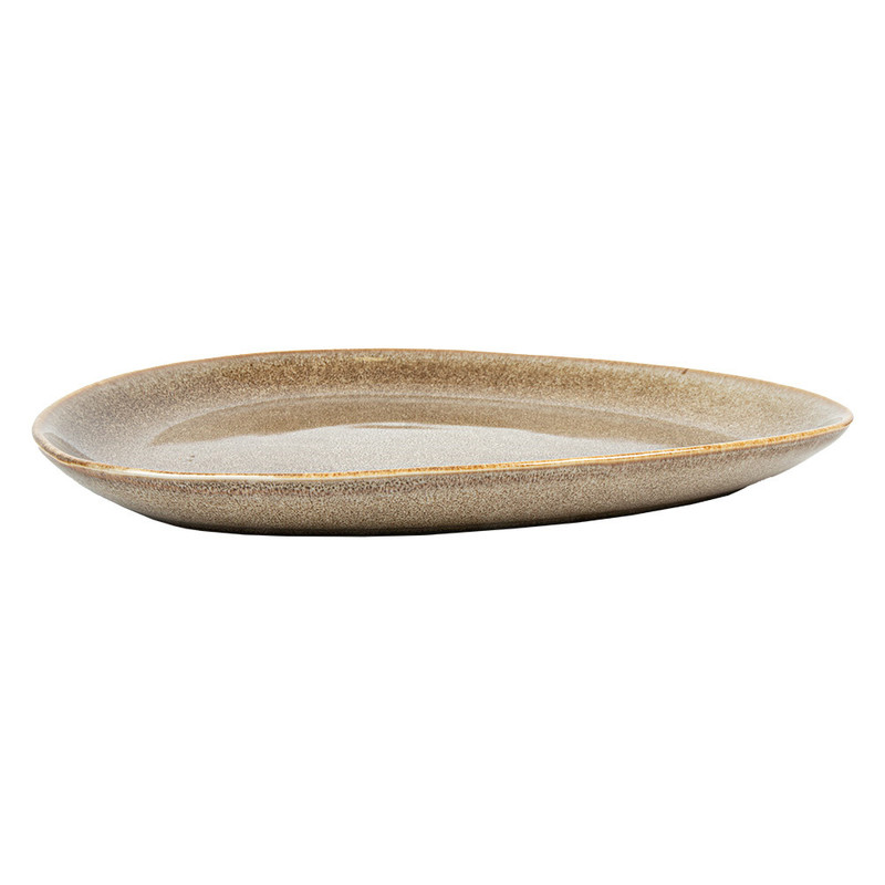 Krožnik Trikotni  "Akala" BEŽ - 27,5 x 25 x 2,5 cm (6 kosov) vse-za-bar/277.24-IMG-01